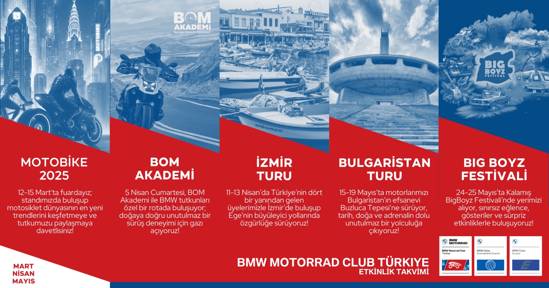 Bmw Motorrad Club Türkiye 2025 Takvimi