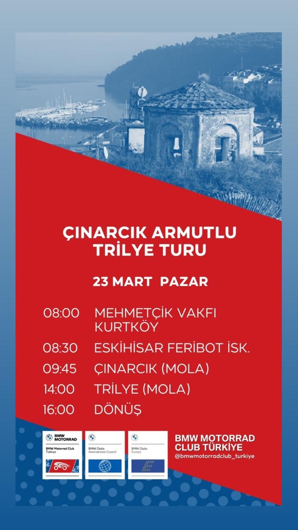 Çinarcık Armutlu Trilye Turu